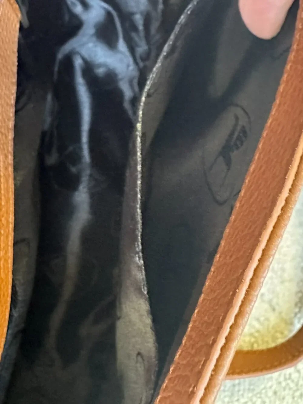Trent Nathan Violetta Genuine Leather Tan Crossbody Saddle Bag